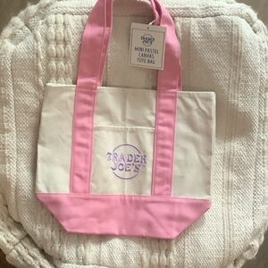 Trader Joe’s Mini pastel Pink Tote